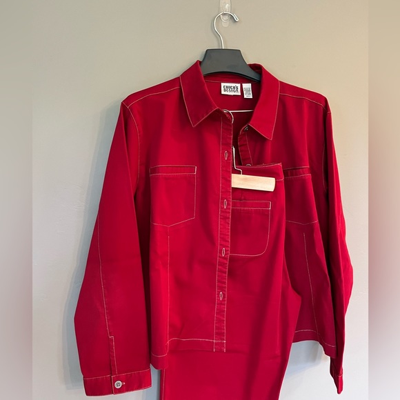 Chico’s Women’s Size 3 (16/XL) Jacket & Capri Pants Matching Set - Picture 3 of 13